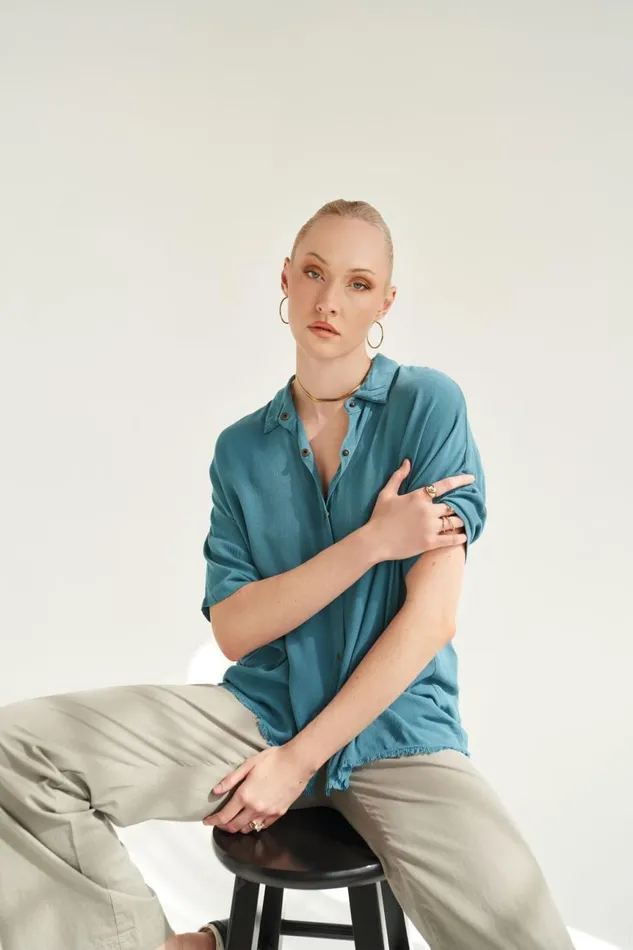 Clothing ShirtsBlouses XCVI Amos Blouse Pirouette