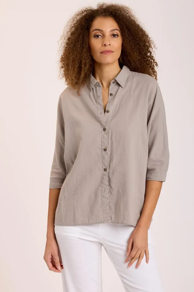 Clothing ShirtsBlouses XCVI Ava ButtonUp Frost