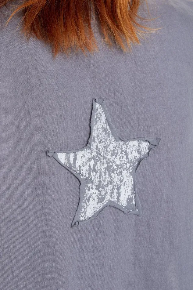 Clothing ShirtsBlouses XCVI Babin Star ButtonUp Black Pearl