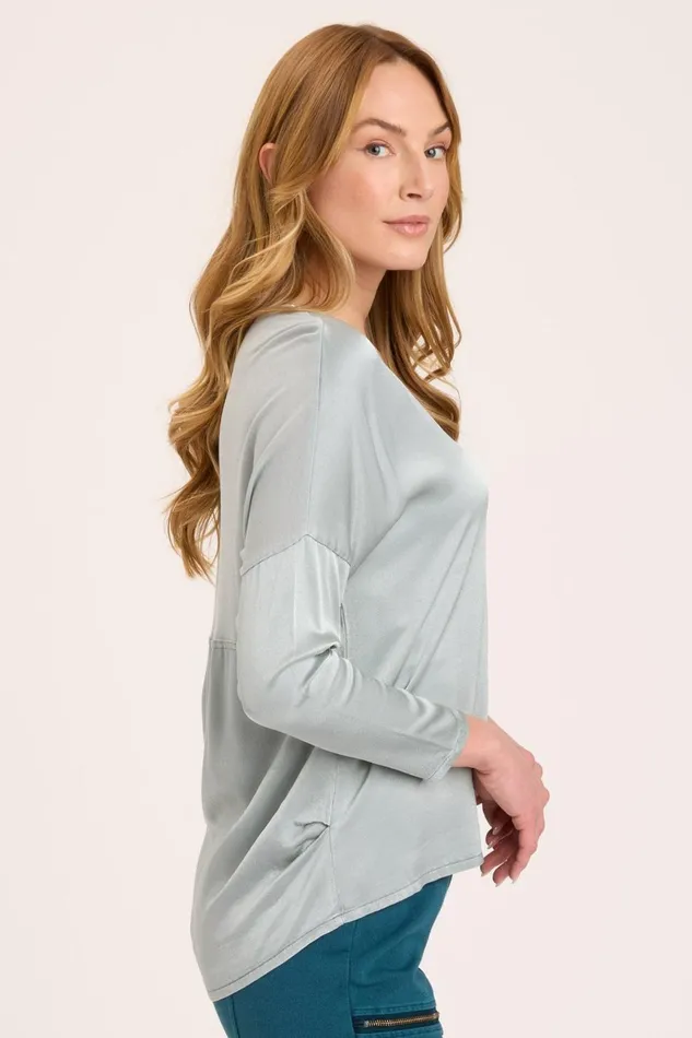 Clothing ShirtsBlouses XCVI Bauer VNeck Top Dew Drop Pigment