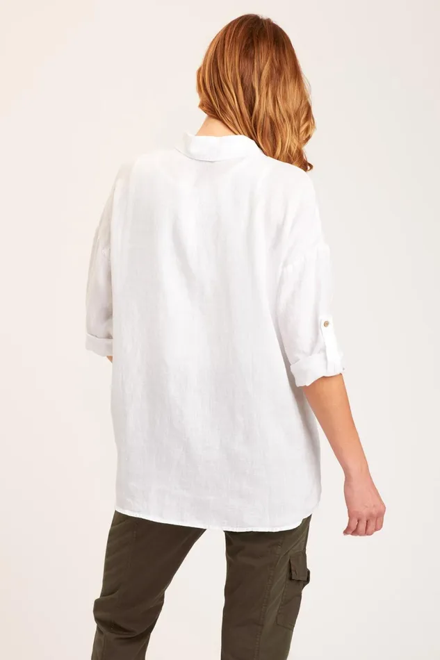Clothing ShirtsBlouses XCVI Carrie ButtonUp White