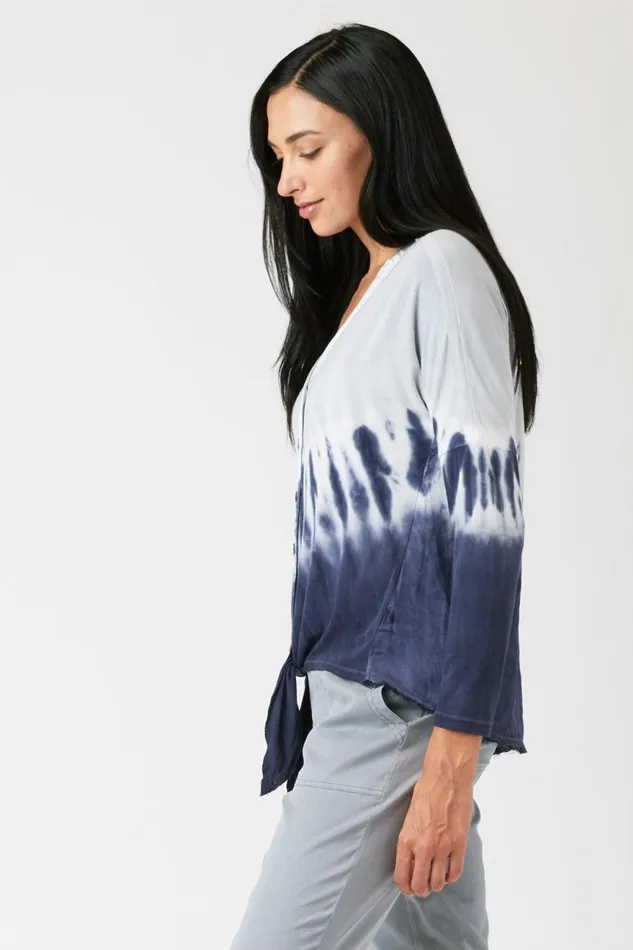 Clothing ShirtsBlouses XCVI Chaski Tie Top Chisel Wash Nacre