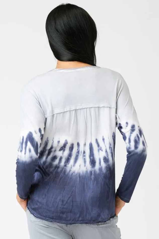Clothing ShirtsBlouses XCVI Chaski Tie Top Chisel Wash Nacre