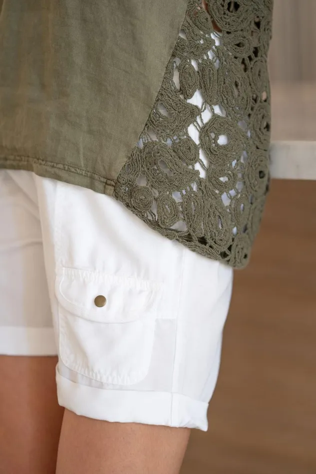 Clothing ShirtsBlouses XCVI Chastain Top Kombu Pigment