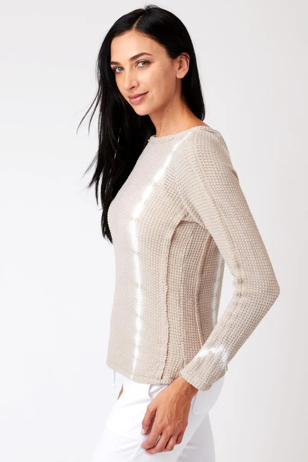 Clothing ShirtsBlouses XCVI Estacada Pullover Sequence Wash Buckskin