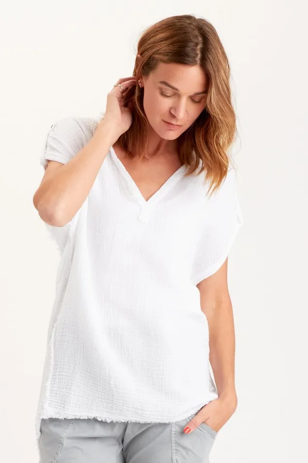 Clothing ShirtsBlouses XCVI Favreau Top White