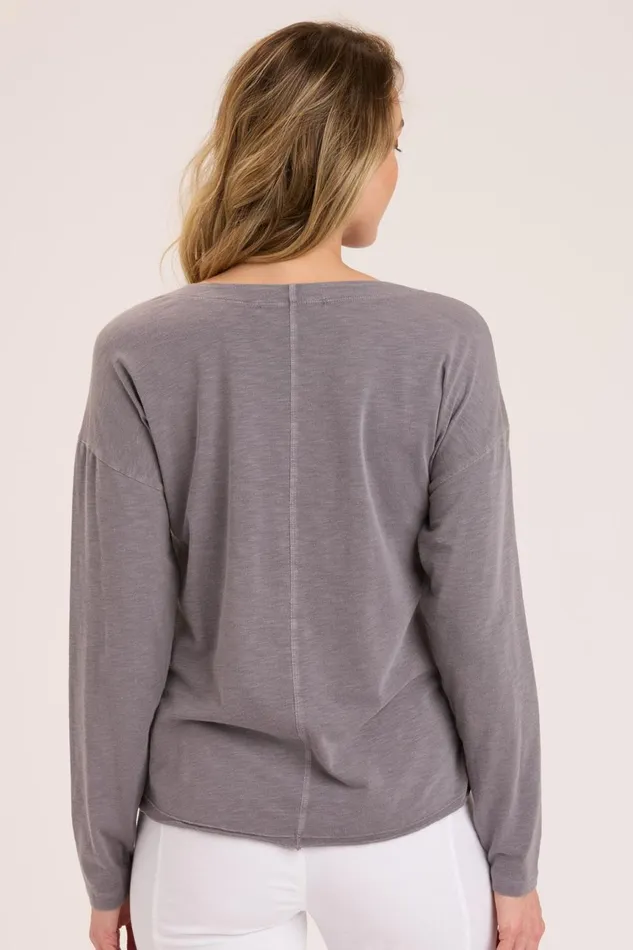 Clothing ShirtsBlouses XCVI Floretto Long Sleeve Solitaire Pigment