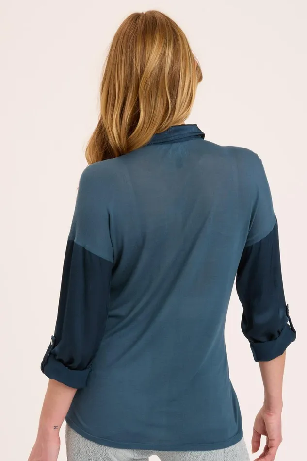 Clothing ShirtsBlouses XCVI Ludolf ButtonUp Sea Port