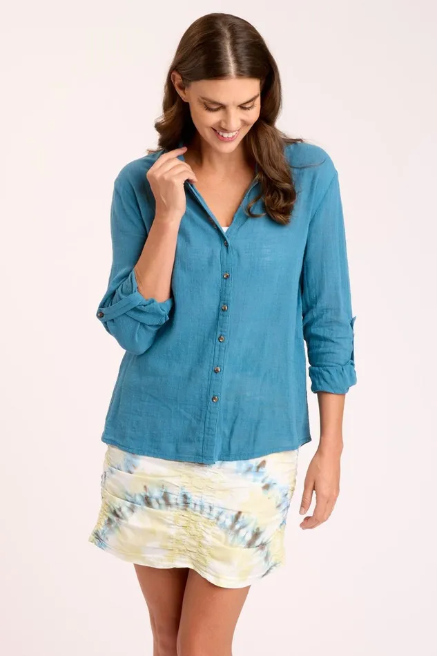 Clothing ShirtsBlouses XCVI Porter Blouse Safe Harbor