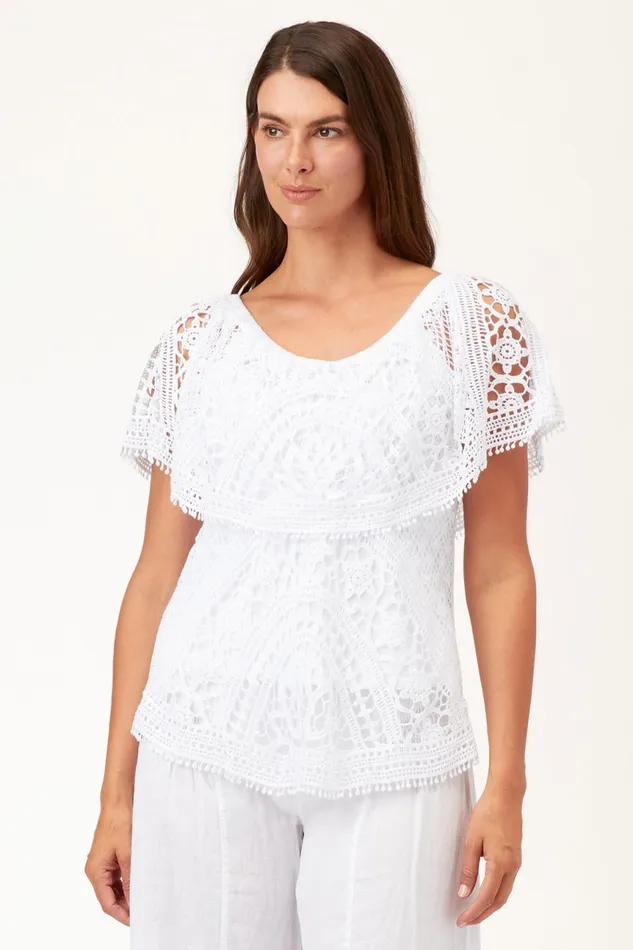 Clothing ShirtsBlouses XCVI Signy Top White
