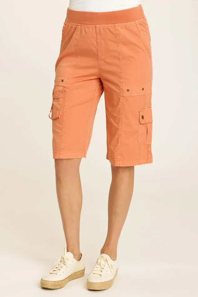 Clothing Shorts XCVI Fontella Bermuda Afterglow Pigment