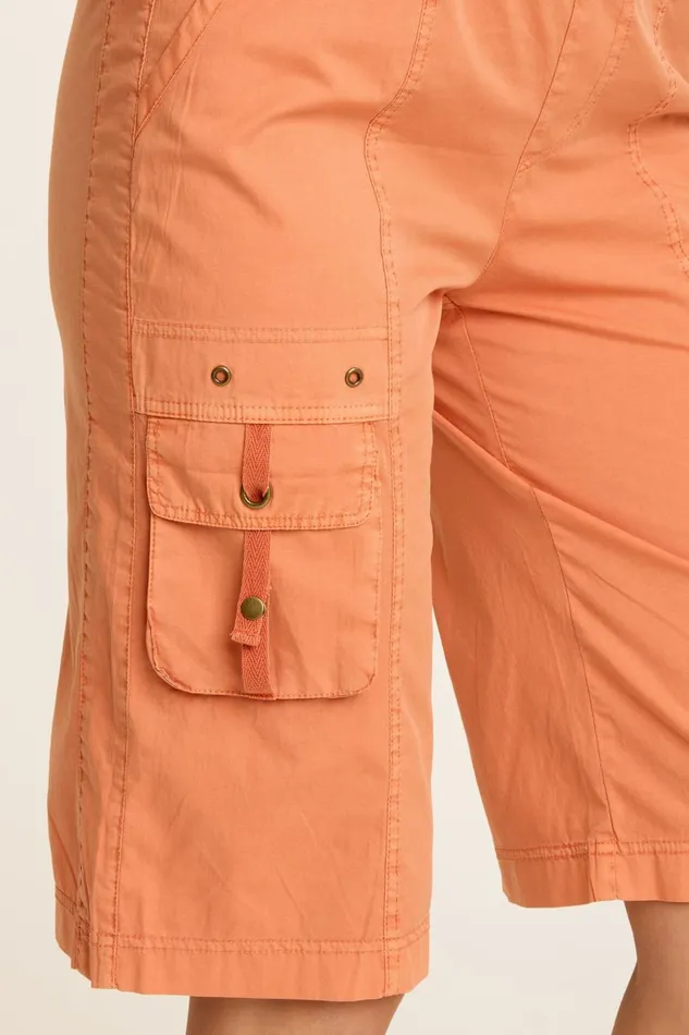 Clothing Shorts XCVI Fontella Bermuda Afterglow Pigment