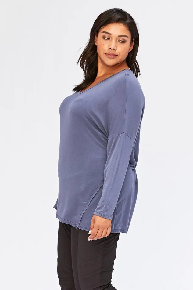 Clothing Sweatshirts XCVI Eliza Pullover Prime Blue