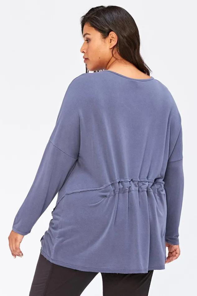 Clothing Sweatshirts XCVI Eliza Pullover Prime Blue