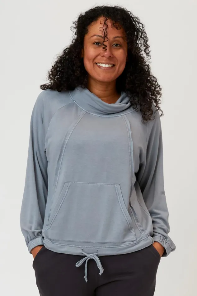 Clothing Sweatshirts XCVI York Sweatshirt Quarry