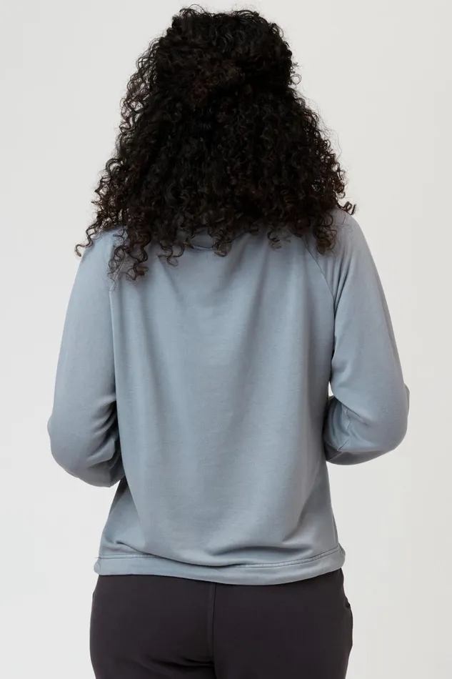 Clothing Sweatshirts XCVI York Sweatshirt Quarry