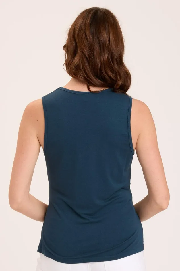 Clothing Tanks XCVI Anissa Tank Sea Port