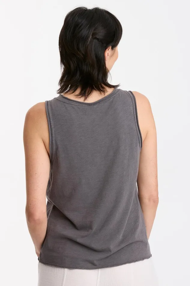 Clothing Tanks XCVI Lave Tank Graphite Point