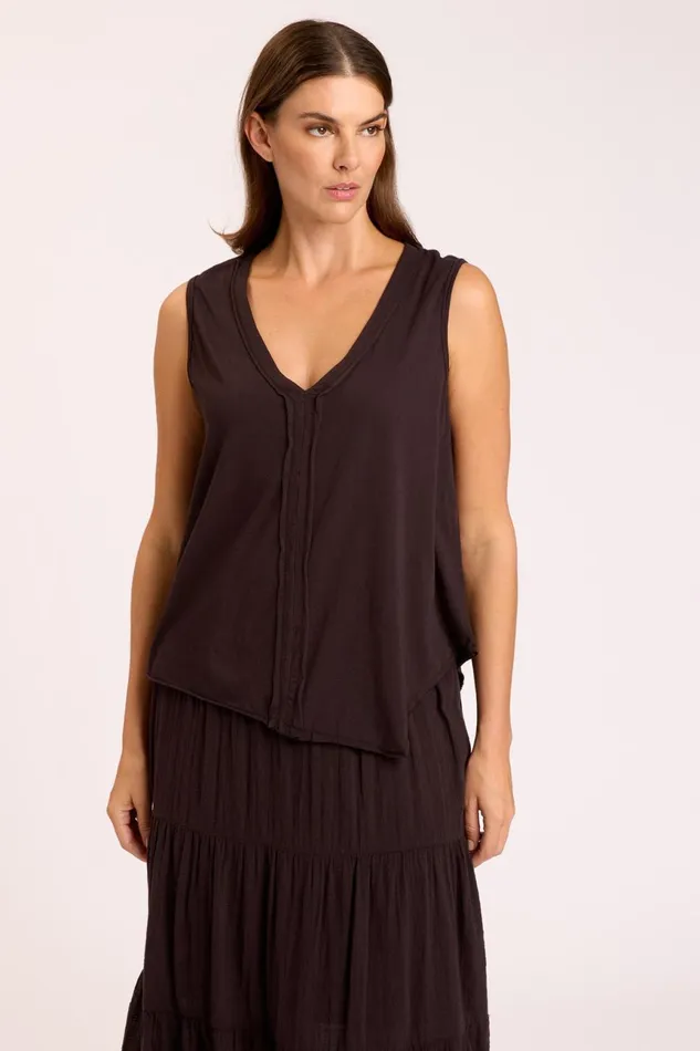 Clothing Tanks XCVI Lazzaro Tank 20 Black