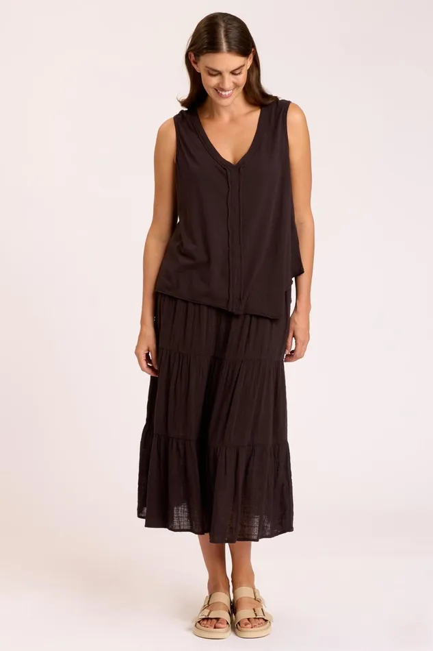 Clothing Tanks XCVI Lazzaro Tank 20 Black