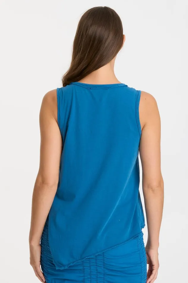 Clothing Tanks XCVI Lazzaro Tank 20 Poseidon Pigment