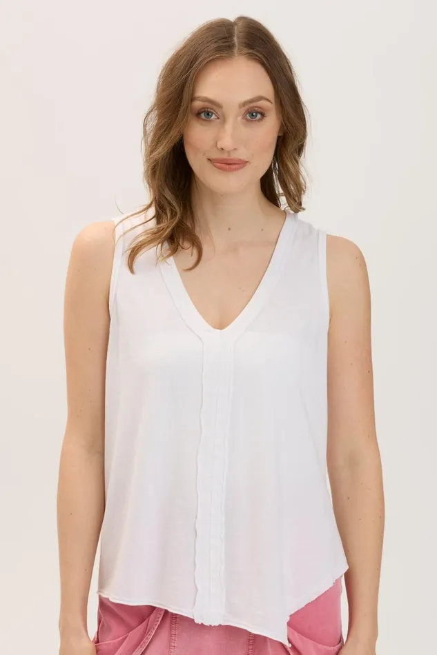 Clothing Tanks XCVI Lazzaro Tank 20 White