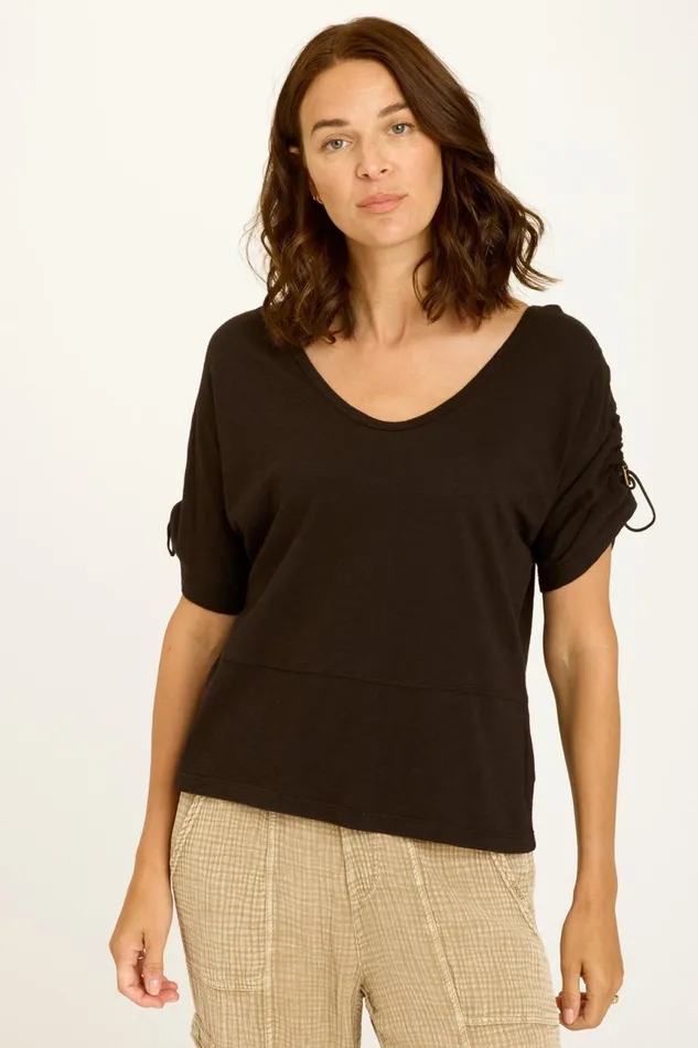 Clothing Tees XCVI Ashla Top Black