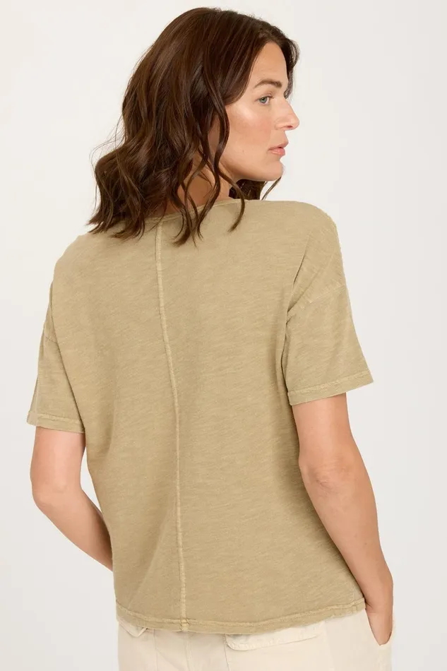 Clothing Tees XCVI Minette Tee Linwood Sands Pigment