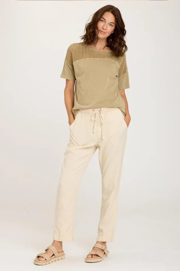 Clothing Tees XCVI Minette Tee Linwood Sands Pigment