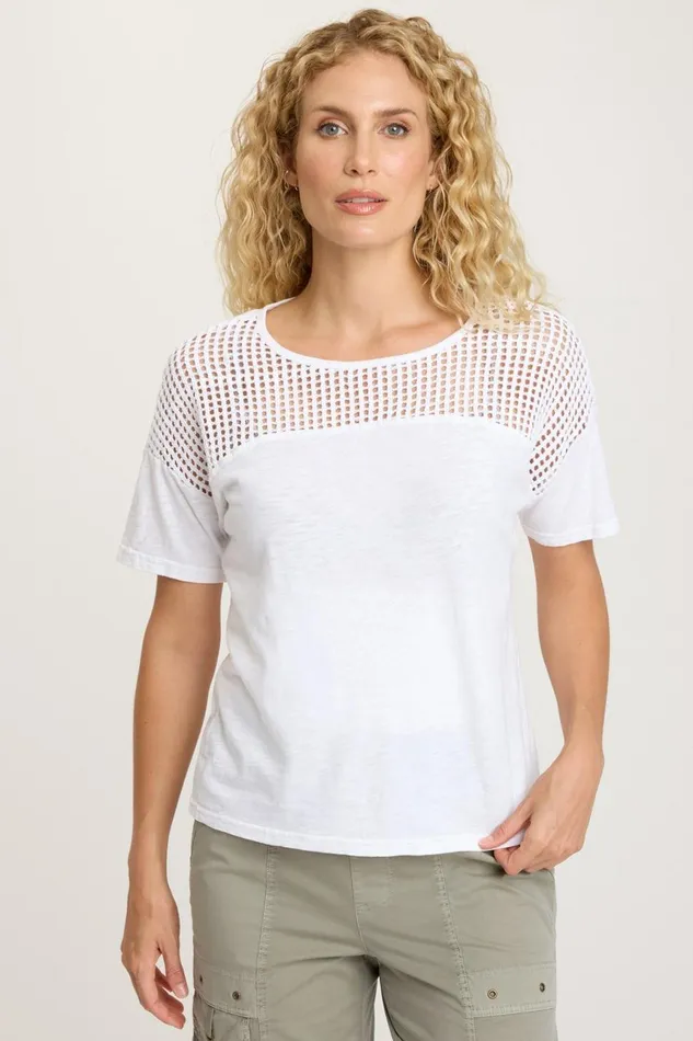 Clothing Tees XCVI Minette Tee White