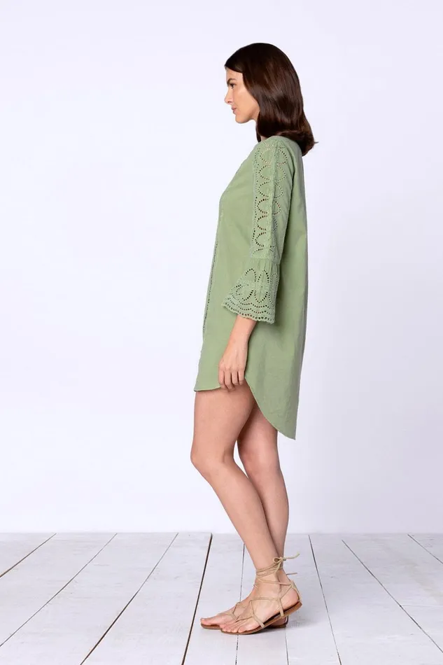 Clothing Tunics XCVI Odila Top Light Olive