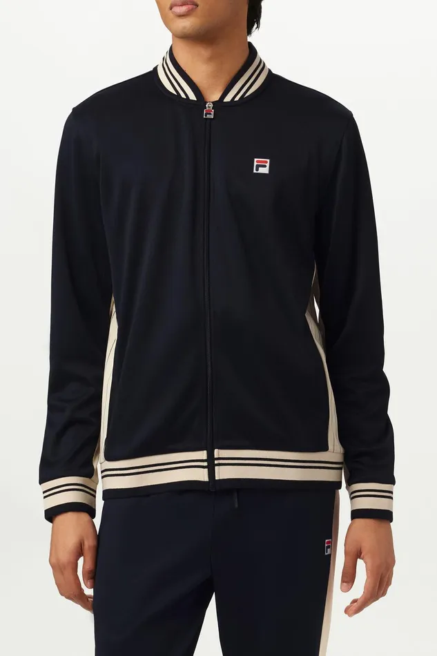 Coats and Jackets Men Fila Performance Iconic Settanta Jacket 978 Blackangora