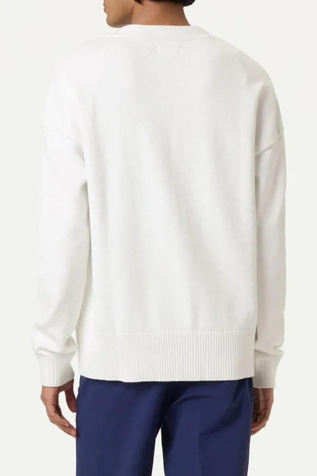 Coats and Jackets Women Fila Baseline Cardigan 100 White Coats and Jackets Women Fila Baseline Cardigan 100 White