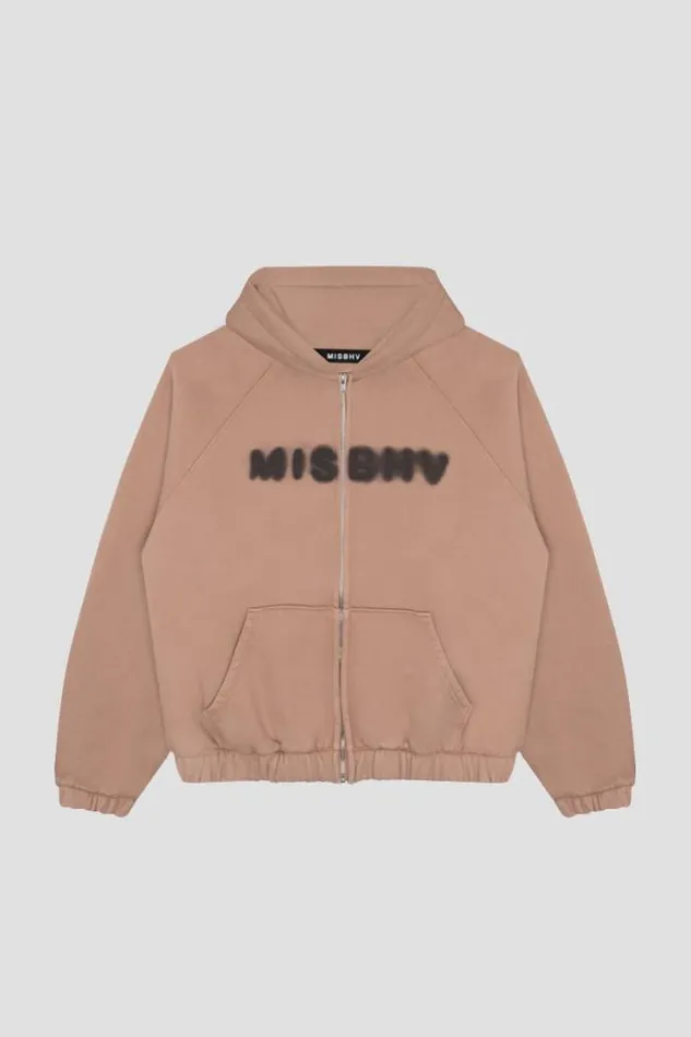Community Zipped Hoodie Vintage Brown Women MISBHV Hoodies and Sweats