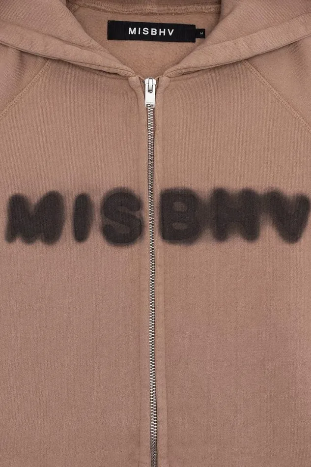 Community Zipped Hoodie Vintage Brown Women MISBHV Hoodies and Sweats