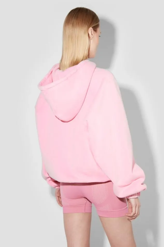 Community Zipped Hoodie Vintage Pink Women MISBHV Hoodies and Sweats