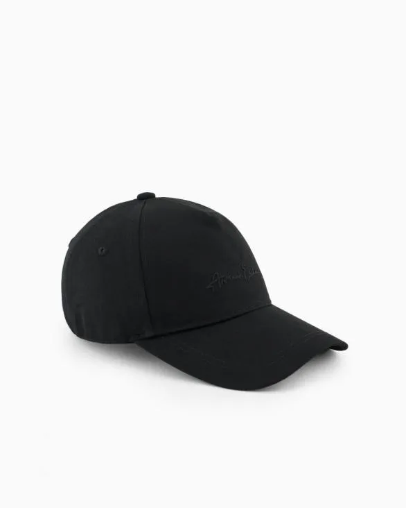 Cotton Visor Hat Black Women Armani Hats And Gloves
