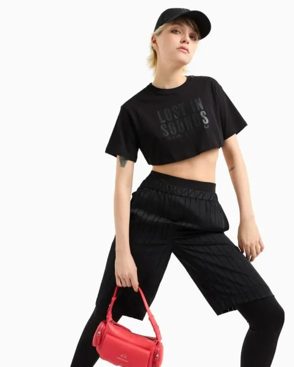 Cropped TShirts Black Women Armani TShirts Cropped TShirts Black Women Armani TShirts