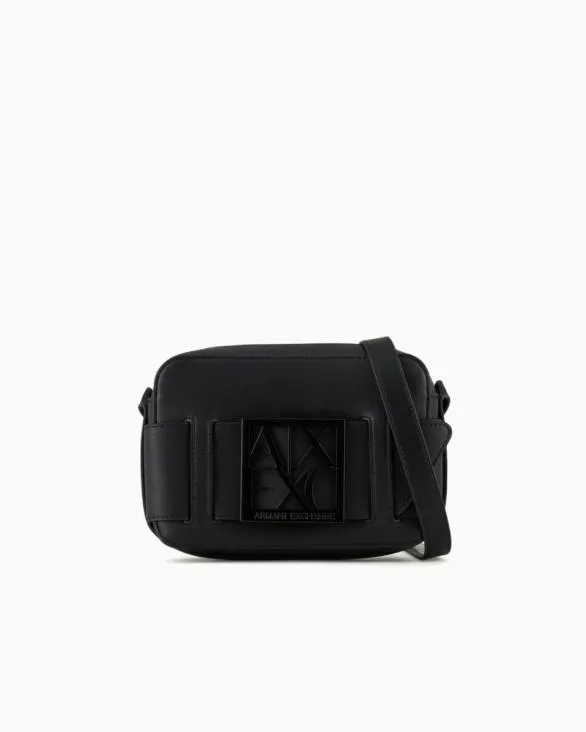 Crossbody Bag With Logo Black Women Armani Crossbody Bags
