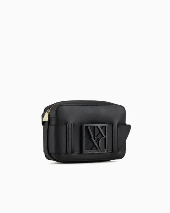 Crossbody Bag With Logo Black Women Armani Crossbody Bags Crossbody Bag With Logo Black Women Armani Crossbody Bags