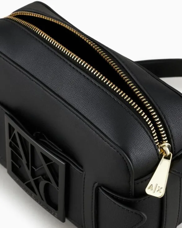 Crossbody Bag With Logo Black Women Armani Crossbody Bags Crossbody Bag With Logo Black Women Armani Crossbody Bags