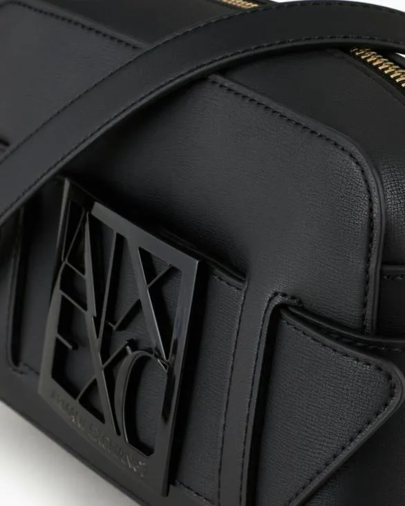 Crossbody Bag With Logo Black Women Armani Crossbody Bags Crossbody Bag With Logo Black Women Armani Crossbody Bags