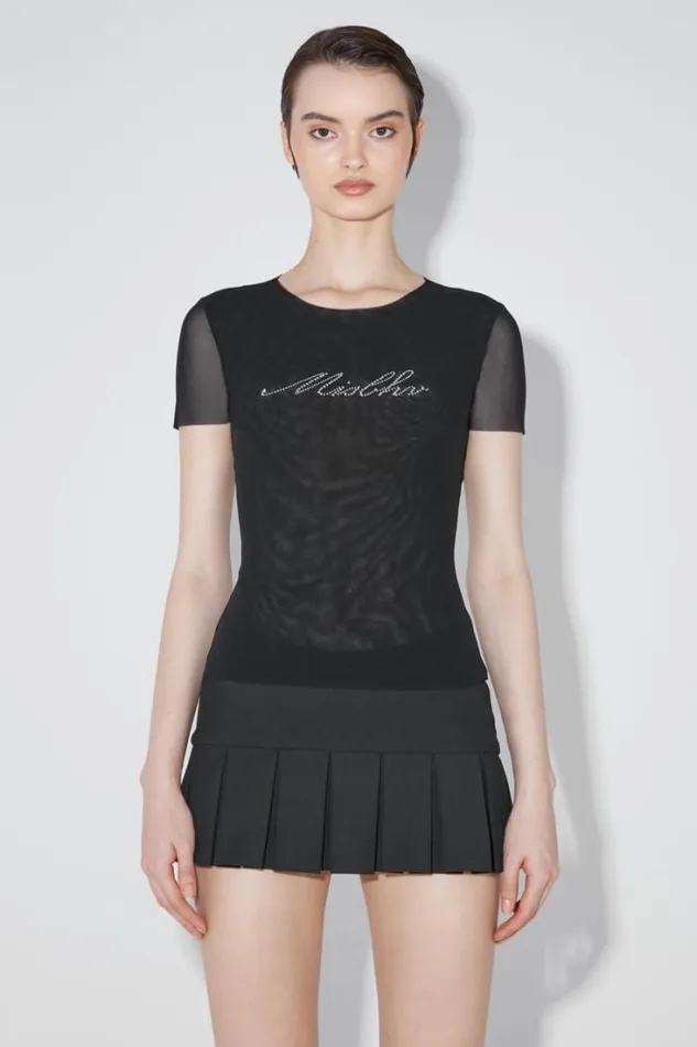 Crystal Baby TShirt Black Women MISBHV TShirts
