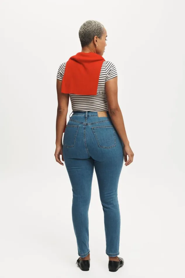 Curvy High Stretch Skinny Jean Sea Blue Women Cotton On Pants Curvy High Stretch Skinny Jean Sea Blue Women Cotton On Pants
