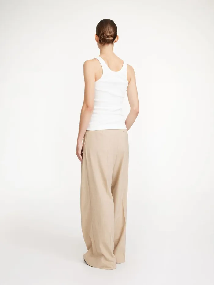 Cymbaria HighWaist Trousers Cinnamon Brown Women By Malene Birger Trousers