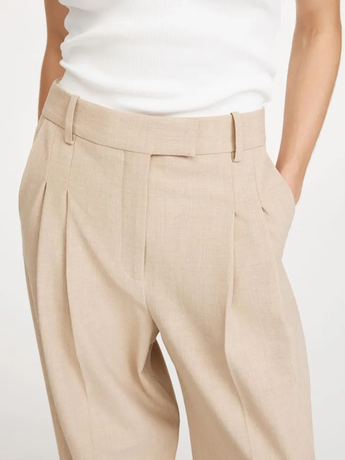 Cymbaria HighWaist Trousers Cinnamon Brown Women By Malene Birger Trousers