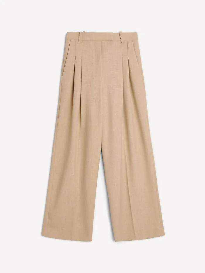 Cymbaria HighWaist Trousers Cinnamon Brown Women By Malene Birger Trousers