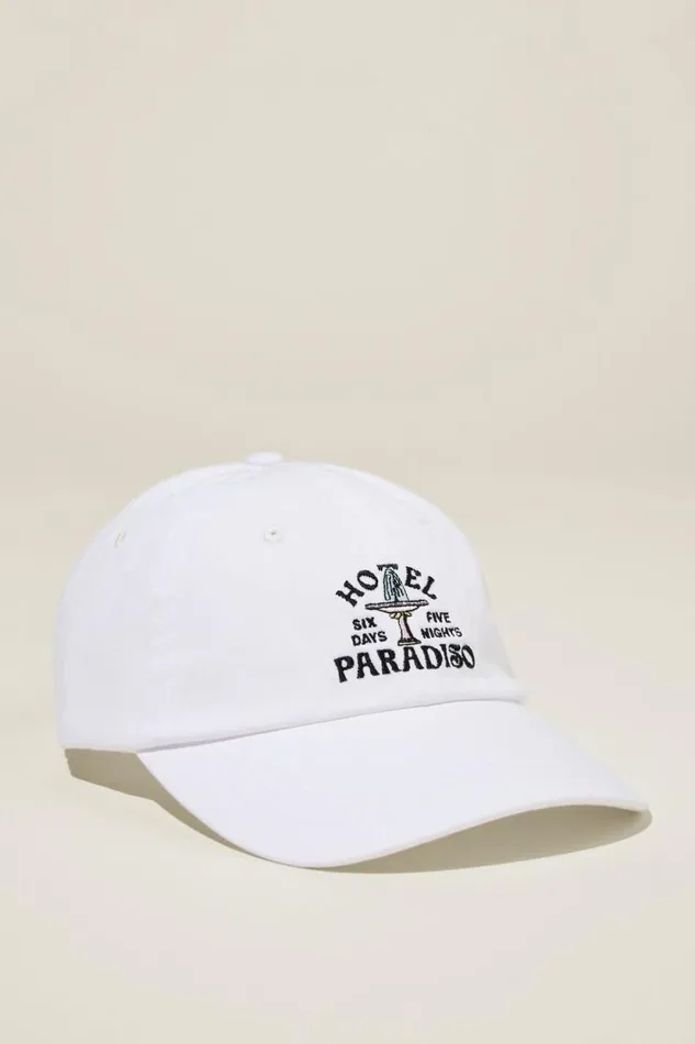 Dad Hat Whitehotel Paradiso Men Cotton On Hats
