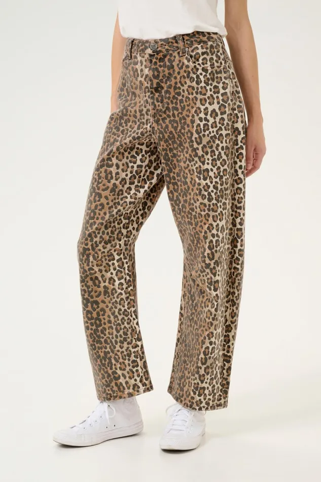 Denim Styles Women CULTURE CUaliena Leopard Shirt Jacket