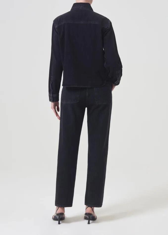 Denim Women Agolde Beck Shirt Jacket In Intense